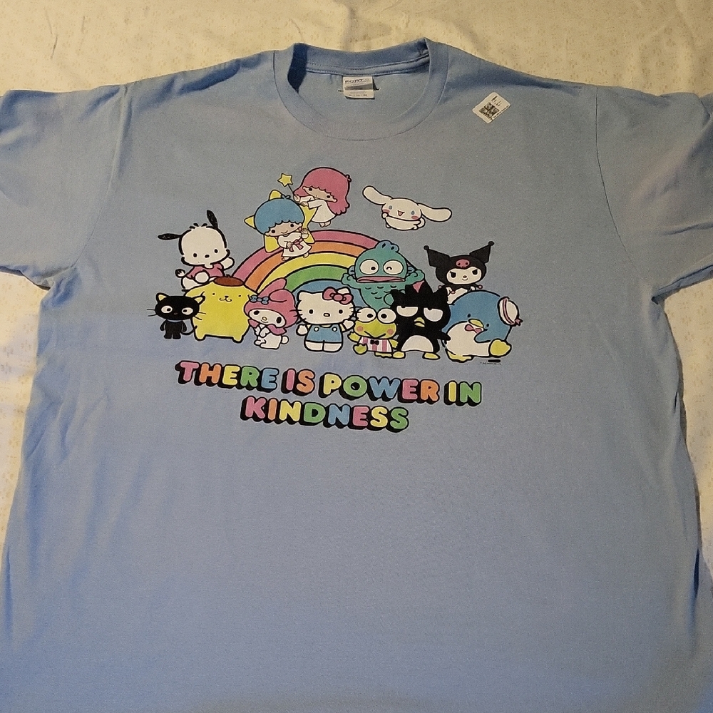 Hello Kitty Light Blue Short Sleeve Tee